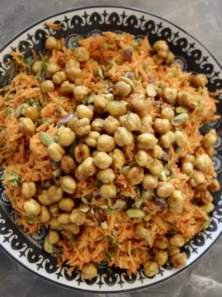 Carrot, Chickpea And Pistachio Salad - Joie De Vivre