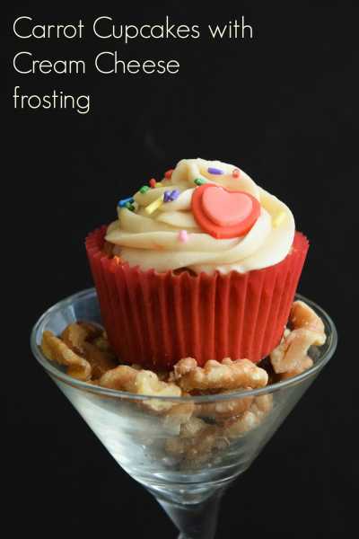 Carrot Cupcakes With Cream Cheese Frosting