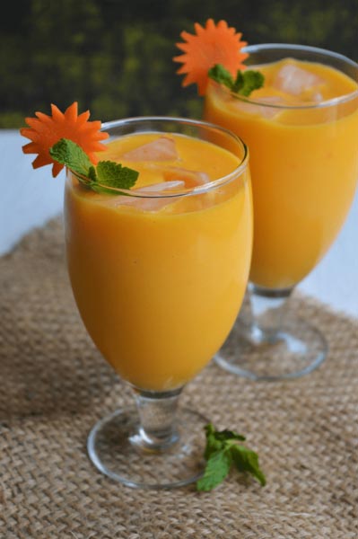 Carrot Milk Shake - How To Make Tasty Carrot Milk Shake At Home