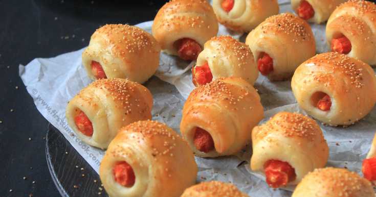 Carrot Mini Crescent Rolls (VEGAN)