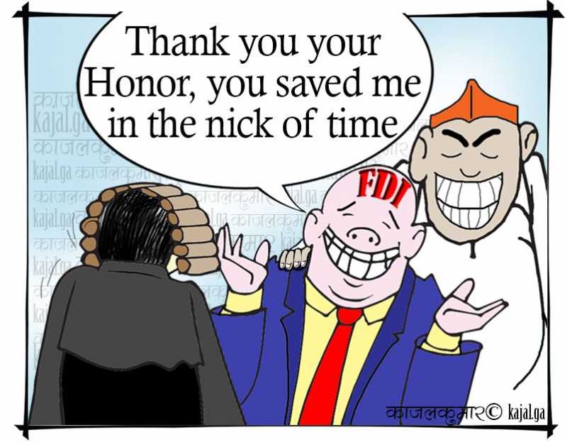 Cartoon :- Digression 