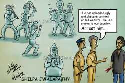 Cartoonist arrested