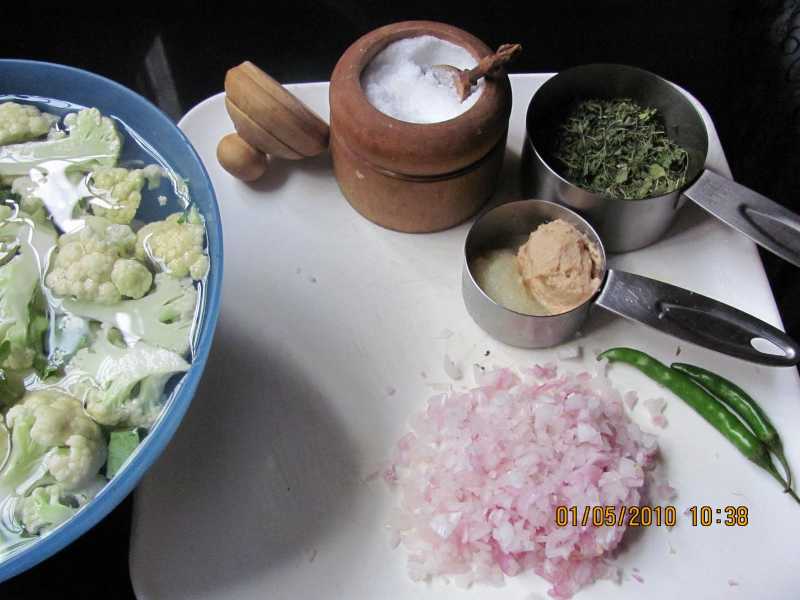Cauliflower With Flavour!