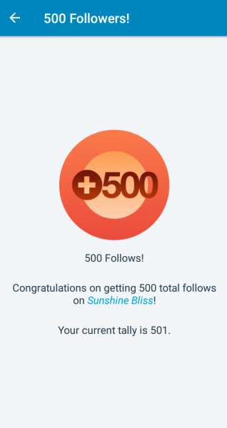 Celebrating #500 Followers