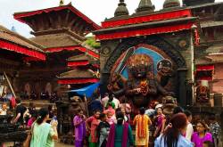 Celebrating Indra Jatra (Yenya) Festival in Kathmandu, Nepal - From My Window Seat