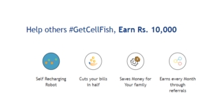 Cell Fish Recharge Bot -Save Money And Refer And Earn Added -Dealngain
