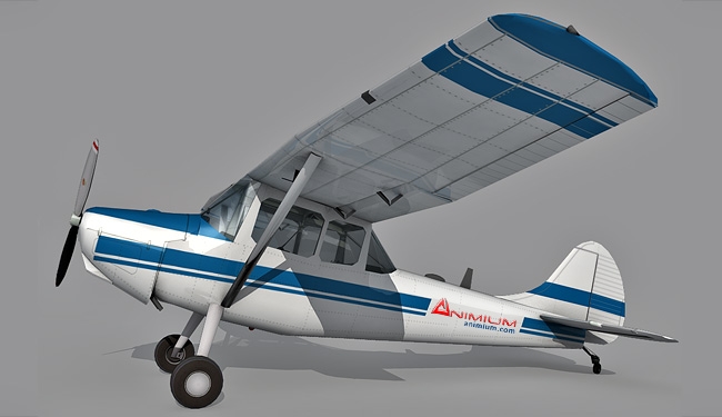 Cessna L-19 O-1 Bird Dog 3d Model - Free 3d Models