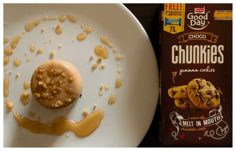 Chai Biskoot Panna Cotta With Candied Ginger And Warm Ginger Syrup