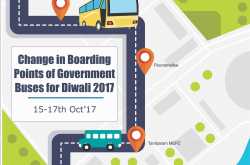 Change in Boarding Points of Government Buses for Diwali 2017 (Chennai)