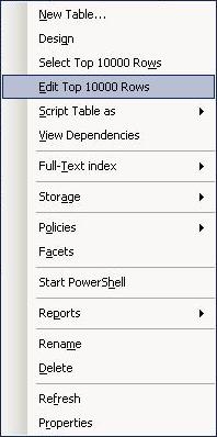 Changing The Default Value Of “Edit Top 200 Rows” - SQL Server 2008