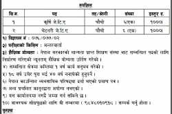 Chankheli Rural Municipality Vacancy Notice for AJTA and VJTA