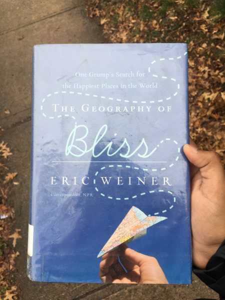Chatterboxerr Bookprints .. 👣.. March 2018.. The Geography Of Bliss By Eric Weiner