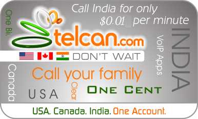 Cheap Calls To And From US <-> INDIA From Telcan