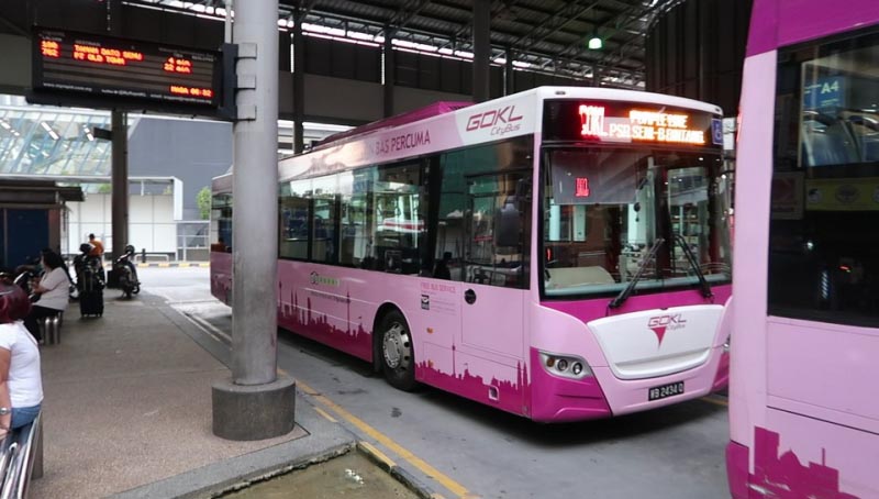 Cheapest Way To Travel Around Kuala Lumpur - GOKL Free Bus Service