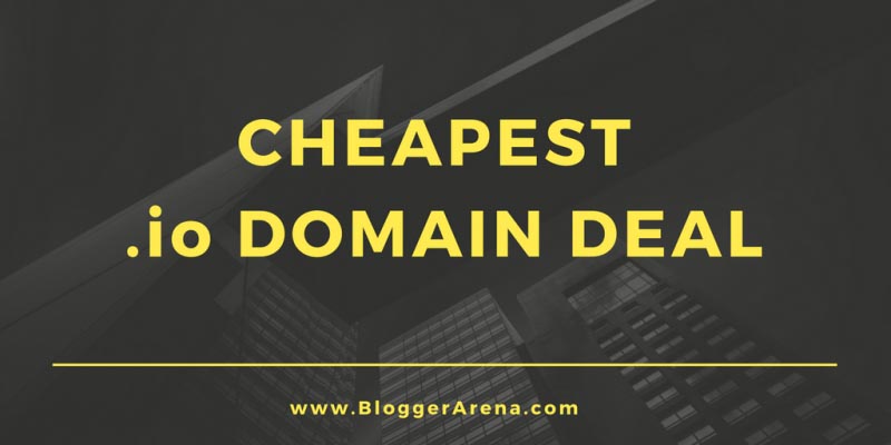 Cheapest .io Domain Registration, Renewal And Transfer 2018