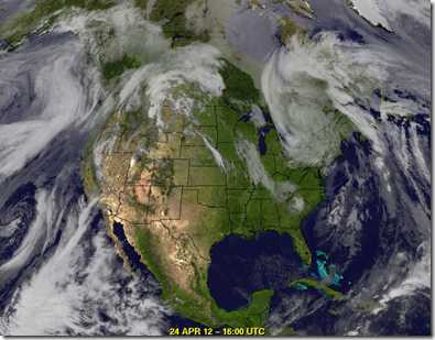 Check Real Time North America Cloud Cover Weather View