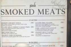 Checked out the Smoked Meats Menu @ Plan b, Bangalore ?