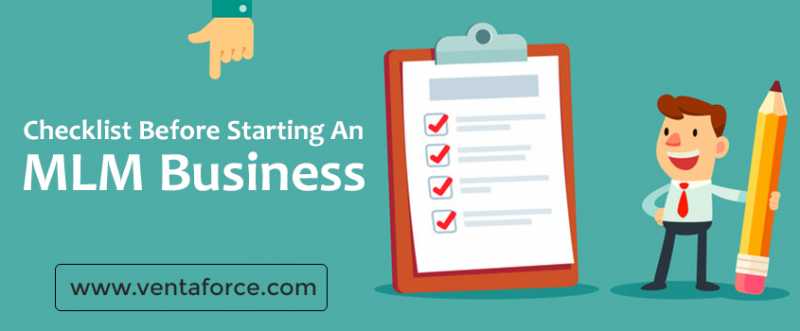 Checklist Before Starting An MLM Business