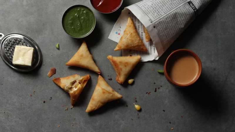 Cheese Corn & Capsicum Samosa Recipe - Indian Vegetarian Recipes By Siddhi - Quick Recipes & Cooking Ideas