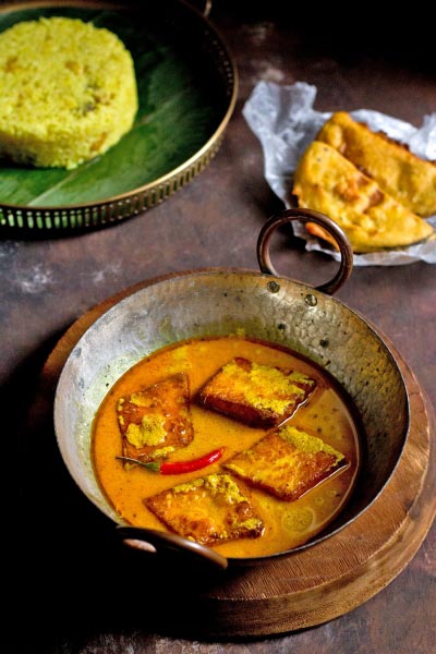 Chhana Diye Dhokar Dalna : Cottage Cheese Cake Curry |Cooking|