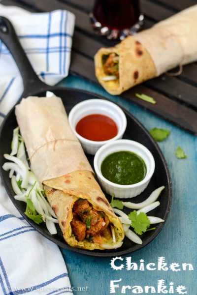 Chicken Frankie Recipe | Chicken Kathi Roll Recipe | Egg Chicken Roll Recipe 