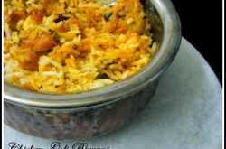 Chicken Goli Biryani ( Chicken balls cooked with rice and spices)