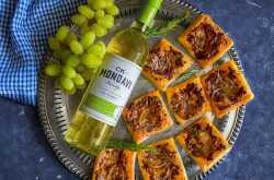 Chicken, Onion and Fig Puff Pastry Tarts