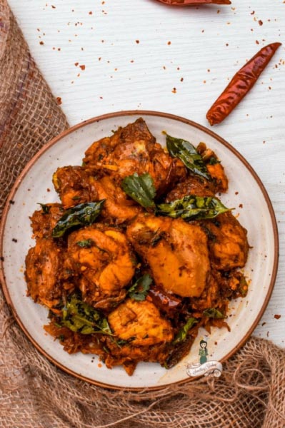 Chicken Peralan | Kerala Style Dry Roasted Chicken #GFTR2018