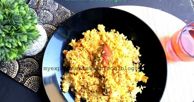 Chicken Tikka Biryani- A Finger-licking Deliciousness..
