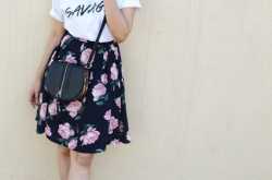 Chiconomical: 6 Ways to Wear A Floral Skirt
