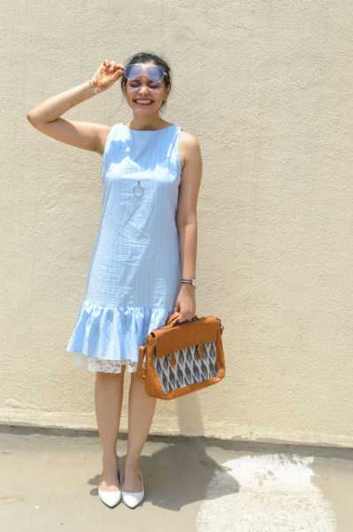 Chiconomical: 7 Ways To Wear A Ruffled Hem Dress To Work