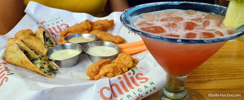 Chilis CP Serves Amazing Drinks Along With Yummy Tex Mex Food