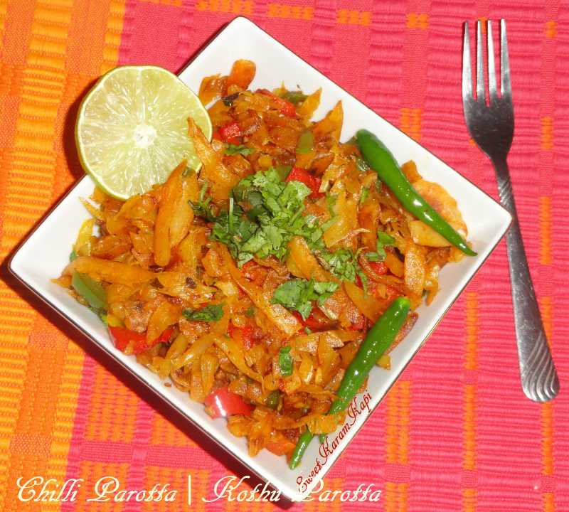 Chilli Parotta | Kothu Parotta