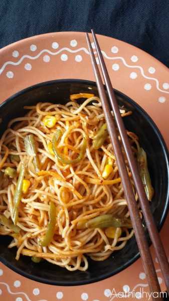 Chilly Butter Garlic Noodles