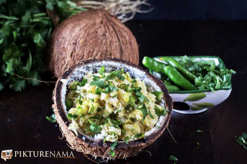 Chingri Makha / Bengali Style Prawn And Onion Salad With Mustard Oil | Pikturenama