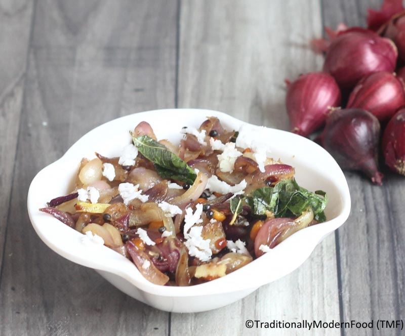 Chinna Vengayam Poriyal | Small Onion Fry | Chinna Vengayam Vathakkal Curry