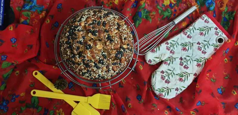 Choco-Pumpkin Spiced Cake