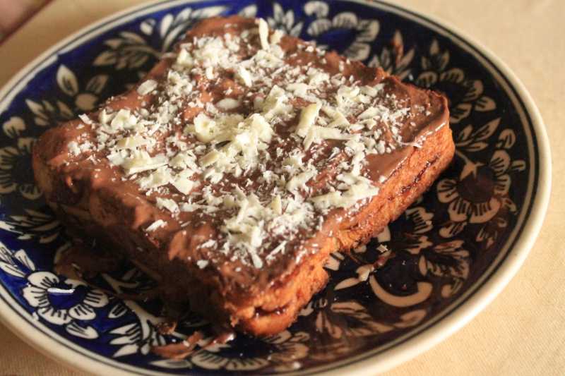 Chocolate Blackberry Toast