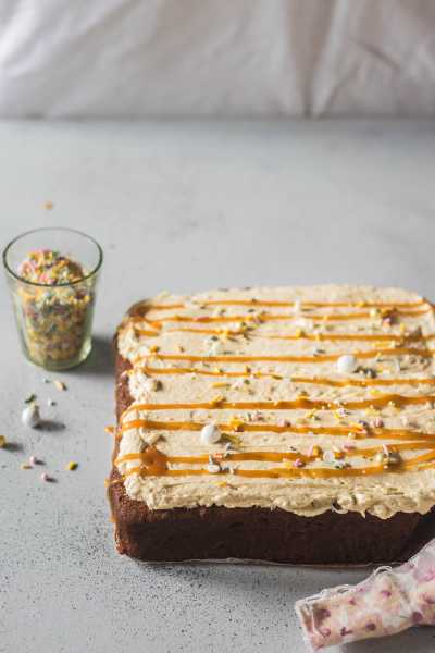 Chocolate Caramel Cake - The Cupcake Confession