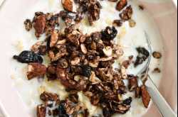 Chocolate Cherry Almond Granola | Vegan   Gluten-Free - The India Edition