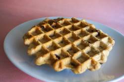 Chocolate Chip Banana Bread Waffles