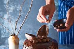 Chocolate Easter Cake - The White Ramekins