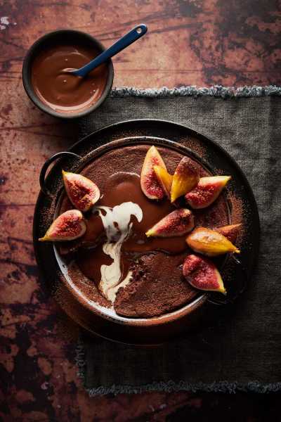 Chocolate Ricotta Fig Pudding - The White Ramekins