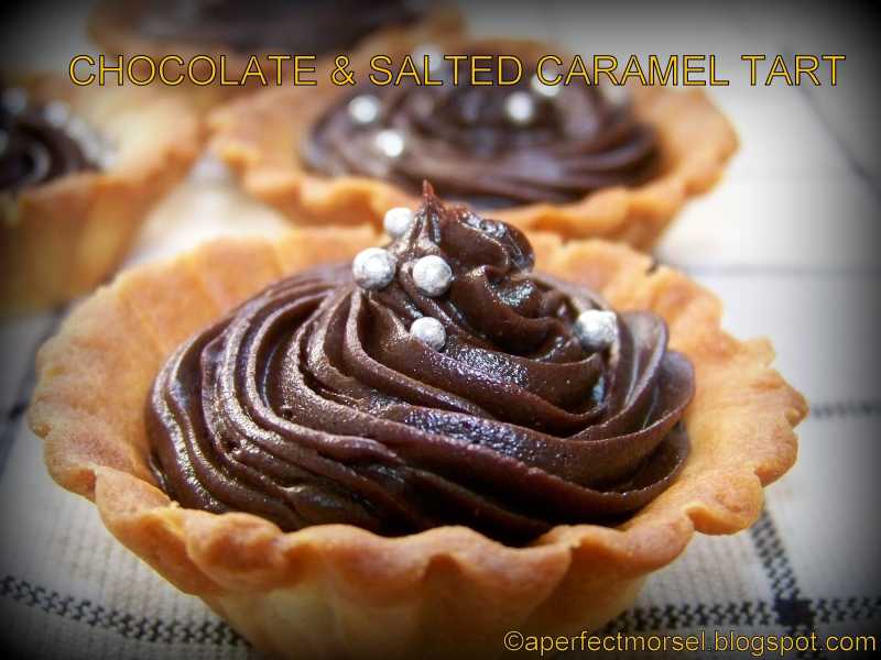 Chocolate & Salted Caramel Tart