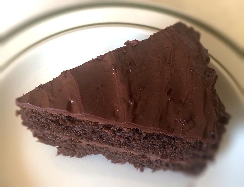 Chocolate Cake Layered With Dark Chocolate Ganache - Arthi Amaran