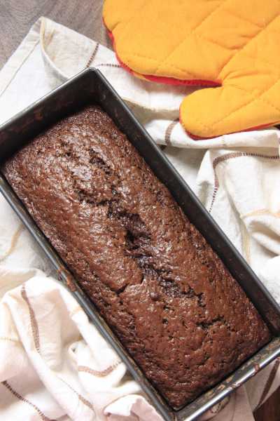 Chocolate Coffee Banana Loaf Cake