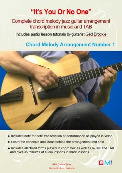 Chord Melody Solo Jazz Guitar Course From GMI - Guitar & Music Institute