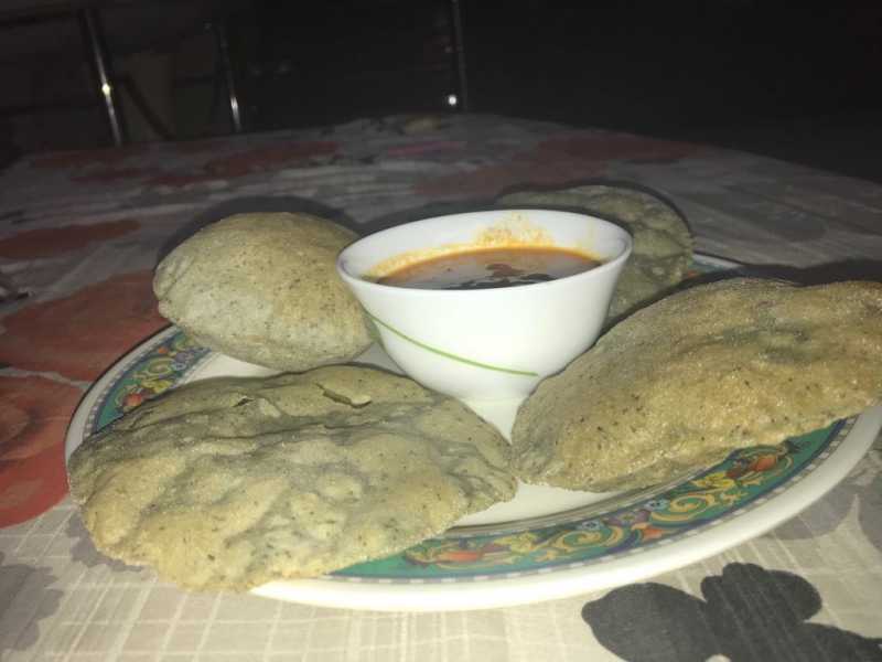 Chousela/Rice Poori | Madhu Agrawal