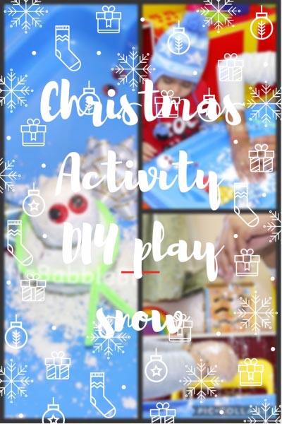 Christmas Activity : DIY Play Snow 