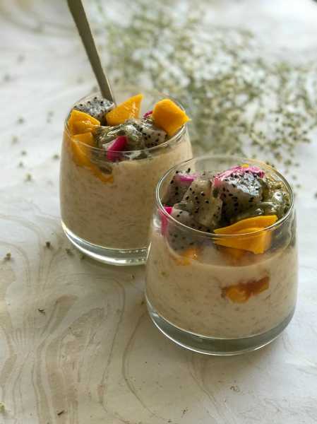 Chura Dahi : Flattened Rice & Yoghurt Parfait